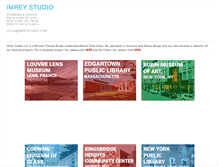 Tablet Screenshot of imreystudio.com